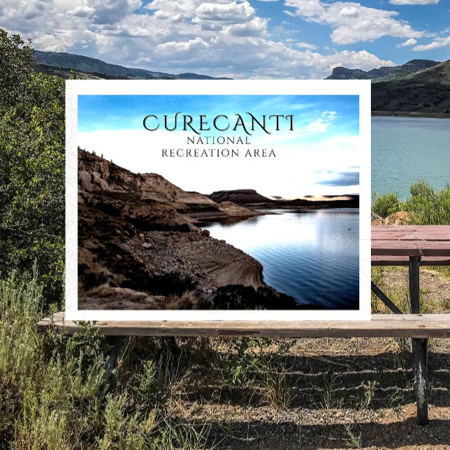 Postal Reservorio Blue Mesa, NRA Curecanti, río Gunnison (Subido por el creador)