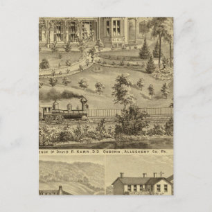 Postal Residencia de David R Kerr