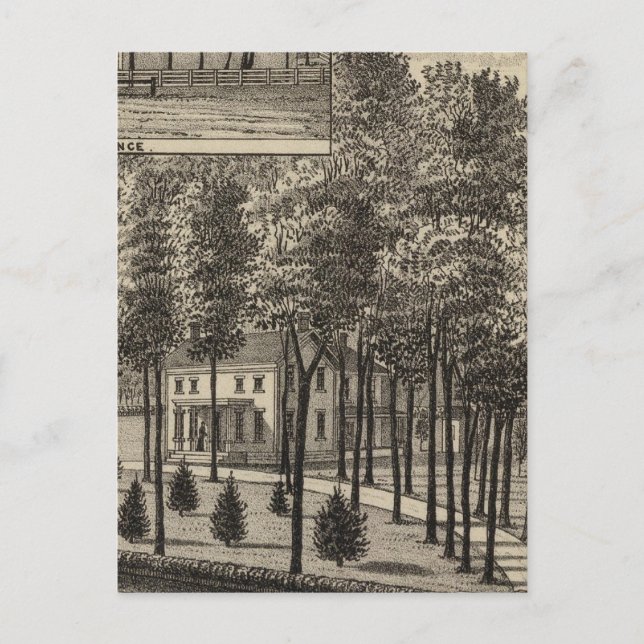 Postal Residencia de DB Williams, Edgerton, Kansas (Anverso)