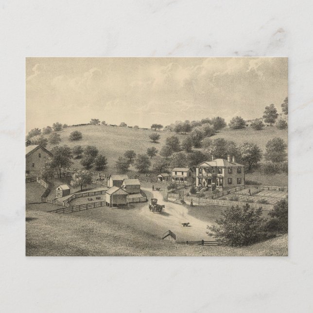 Postal Residencia de Fauver (Anverso)