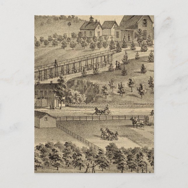 Postal Residencia de Jacob Markley (Anverso)