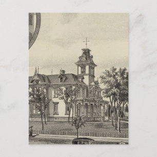 Postal Residencia de Kirby y Banco, Abilene, Kansas