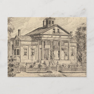 Postal Residencia de la Sra. EE Marsh, Brandon en Vermont