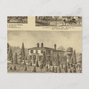 Postal Residencia de William Reed, Sewickley