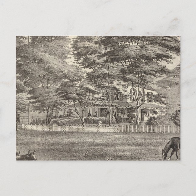Postal Residencia del Dr. Robert Laird, Squan, NJ (Anverso)