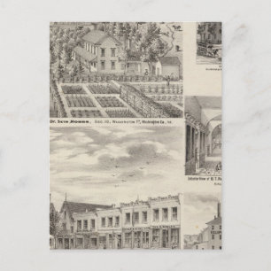 Postal Residencia del fallecido Dr. Seth Hobbs Washington