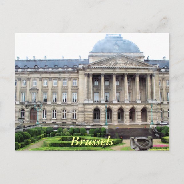 Postal Residencia Real de Bruselas (Anverso)