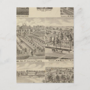 Postal Residencia y molino de L & J Keller