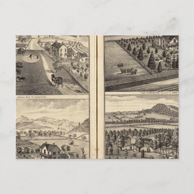 Postal Residencias de Franklin Bedwell (Anverso)