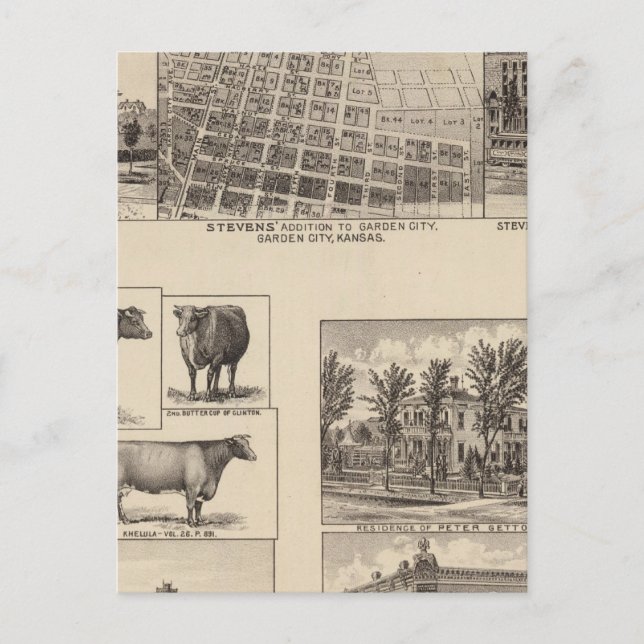 Postal Residencias de Kansas (Anverso)