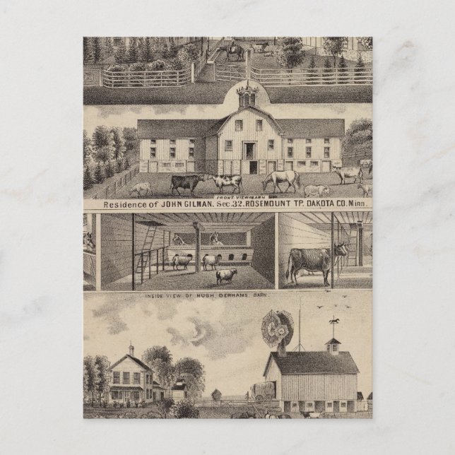 Postal Residencias de Minnesota 4 (Anverso)