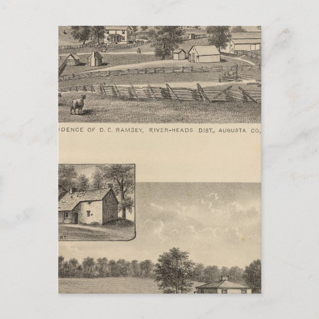 Postal Residencias de Ramsey, Williams (Anverso)
