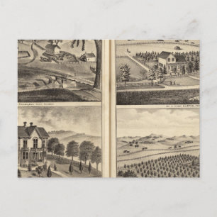 Postal Residencias de WA Lewis, John Fritsch, Hugh Gaston