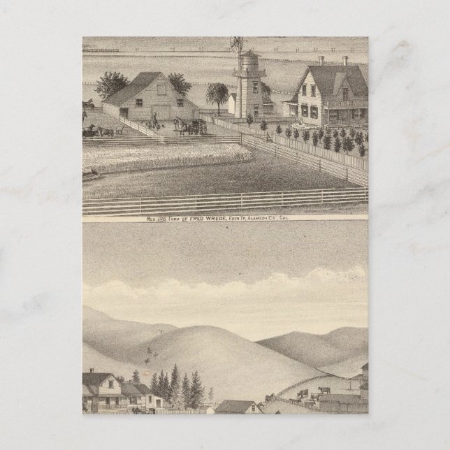 Postal Residencias de Wrede, Nebas (Anverso)