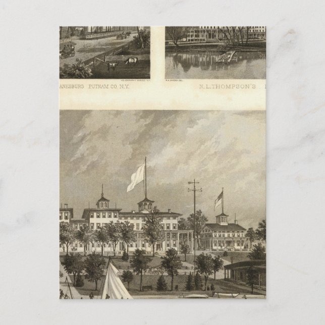 Postal Residencias Gregory House, Doane, Thompson (Anverso)