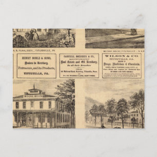 Postal Residencias, hoteles, Titusville, Franklin