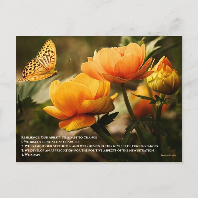 Postal Resiliencia: Nuestra capacidad de adaptarse al cam (Anverso)