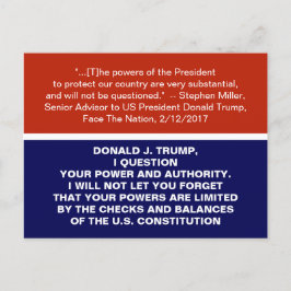 Postal Resisten los controles y equilibrios antiTrump del