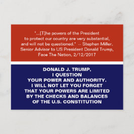Postal Resisten los controles y equilibrios antiTrump del