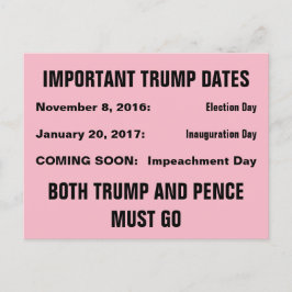 Postal Resistencia al día de la inculpación de Trump