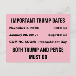 Postal Resistencia al día de la inculpación de Trump
