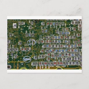 Postal Resistentes en una placa de circuito