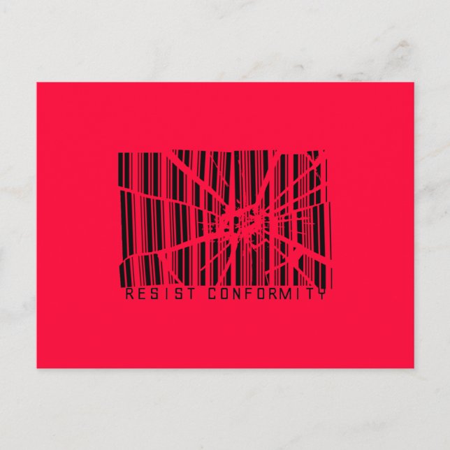 Postal Resistir la conformidad (Anverso)