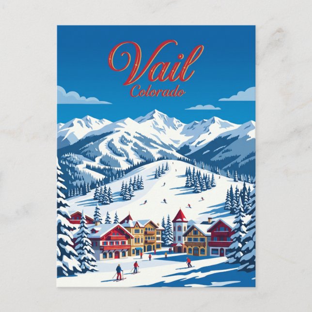 Postal Resort de montaña Vail EE. UU. (Anverso)