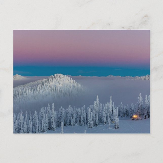 Postal Resort de montaña Whitefish en Whitefish, Montana (Anverso)