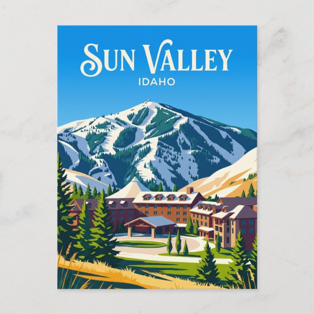 Postal Resort Sun Valley EE. UU. (Anverso)