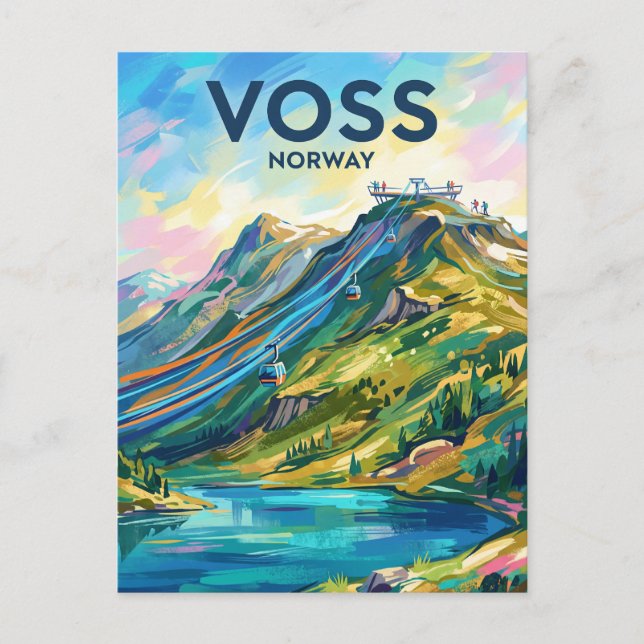 Postal Resort Voss Noruega (Anverso)