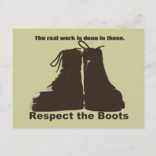 Postal Respetar los Boots: ¡Qué vestidos verdaderos traba