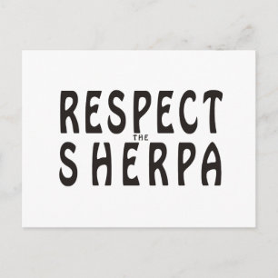 Postal Respeto a los sherpa