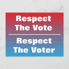 Postal Respeto al voto y al votante
