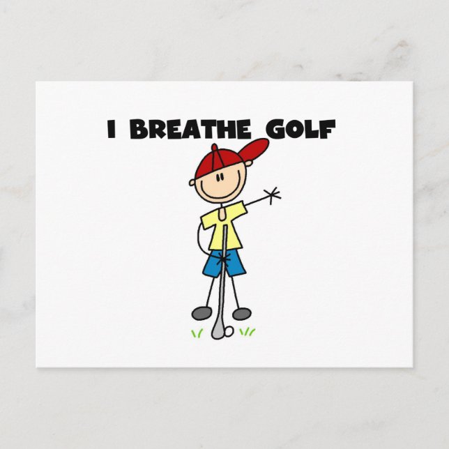 Postal Respiro Golf (Anverso)