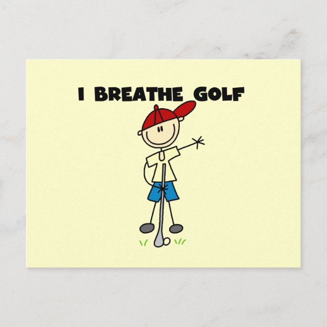 Postal Respiro Golf (Anverso)
