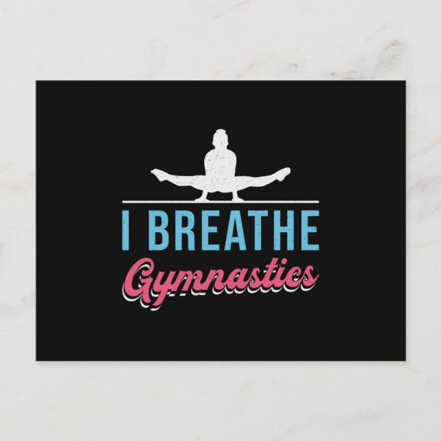 Postal Respiro la gimnasia de Acrobat Bars Gymnast (Anverso)