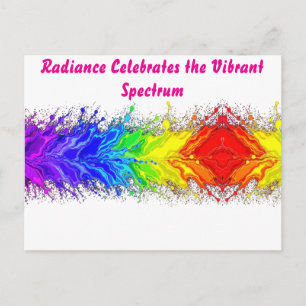 Postal “Resplandor” – Un patrón de orgullo abstracto 