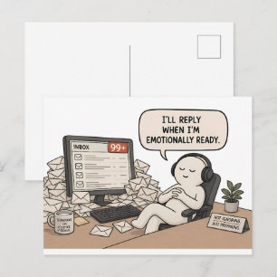 Postal Responderé Cuando Esté Emocionalmente Preparado –