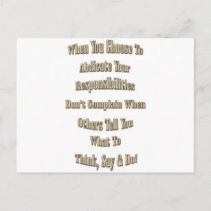 Postal Responsabilidad