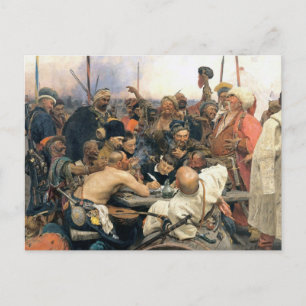 Postal Respuesta de los cosacos de Zaporozhian