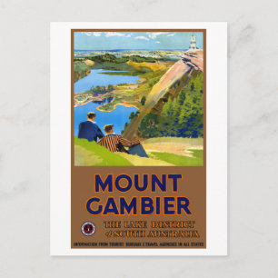 Postal Restauración de Poster de viajes de cosecha austra