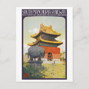Postal Restauración del Poster de Viajes Vintage de Manch