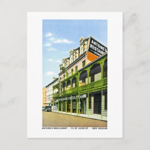 Postal Restaurante de Antoine, Nueva Orleans, LA