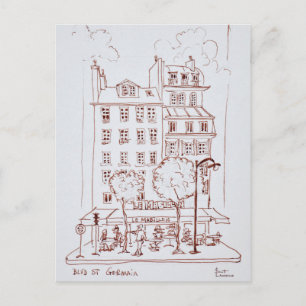 Postal Restaurante en Boulevard Saint-Germain, París