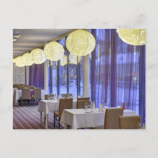 Postal Restaurante en el hotel (Anverso)