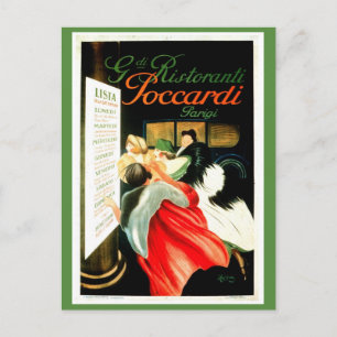 Postal Restaurante italiano Vintage Leonetto Cappiello