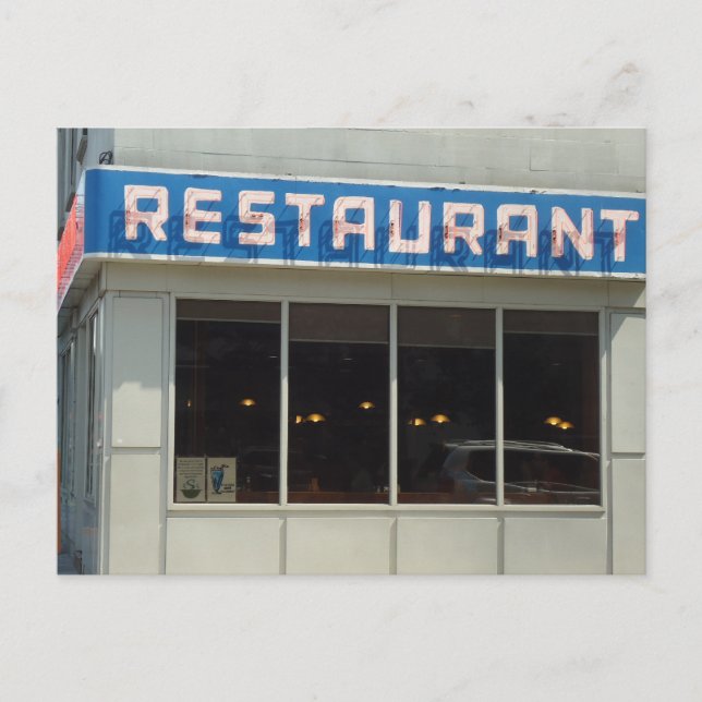 Postal Restaurante, Nueva York City, NY - Manhattan (Anverso)
