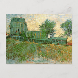 Postal Restaurante Sirene, Asnières por Vincent van Gogh