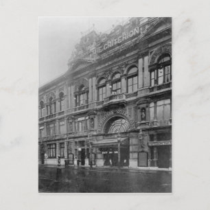 Postal Restaurante y teatro de criterios, 1902